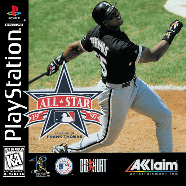 All-star Baseball 97 box art for Playstation